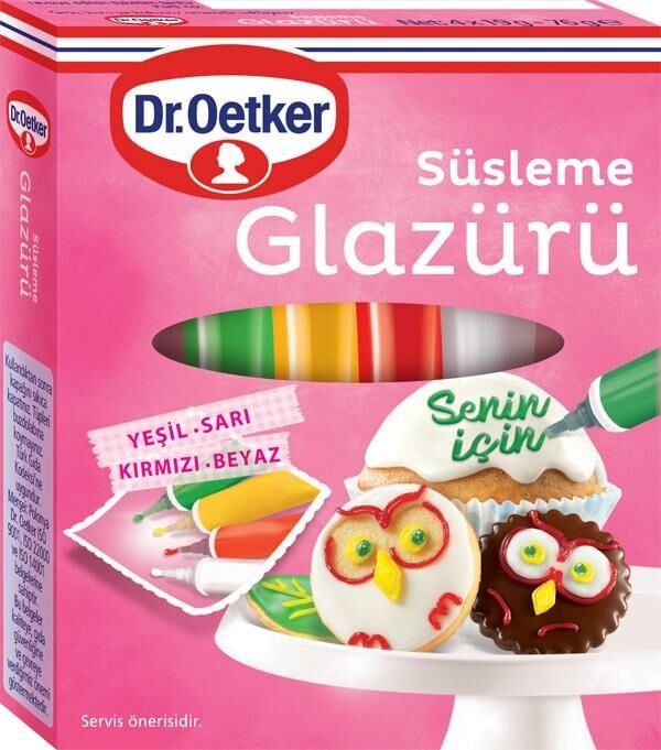 DR.OETKER SÜSLEME GLAZÜRÜ 76 GR