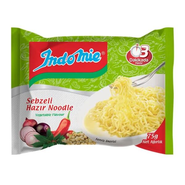 INDOMİE PAKET SEBZELİ 75 GR