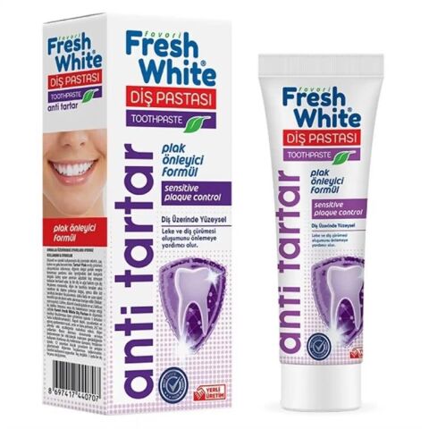 FRESH WHITE DİŞ PASTASI ANTİTARTAR 90 GR