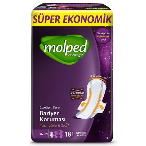 MOLPED SUPERNİGT GECE S.EKO UZUN 18 ADET