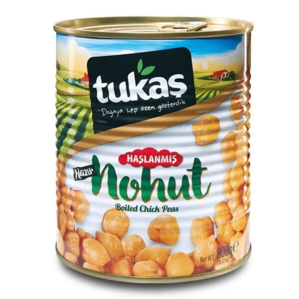 TUKAŞ HAŞLANMIŞ NOHUT 800 GR