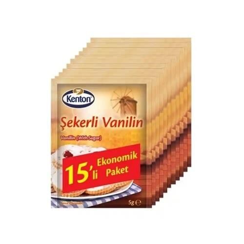 KENTON ŞEKERLİ VANİLİN 15'Lİ