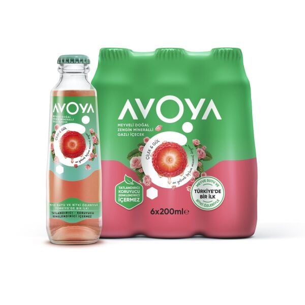 AVOYA MEYVELİ ÇİLEK-GÜL 200 ML
