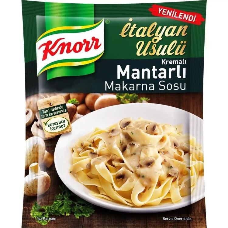 KNORR TRUF MANTARLI MAKARNA SOS 52 GR