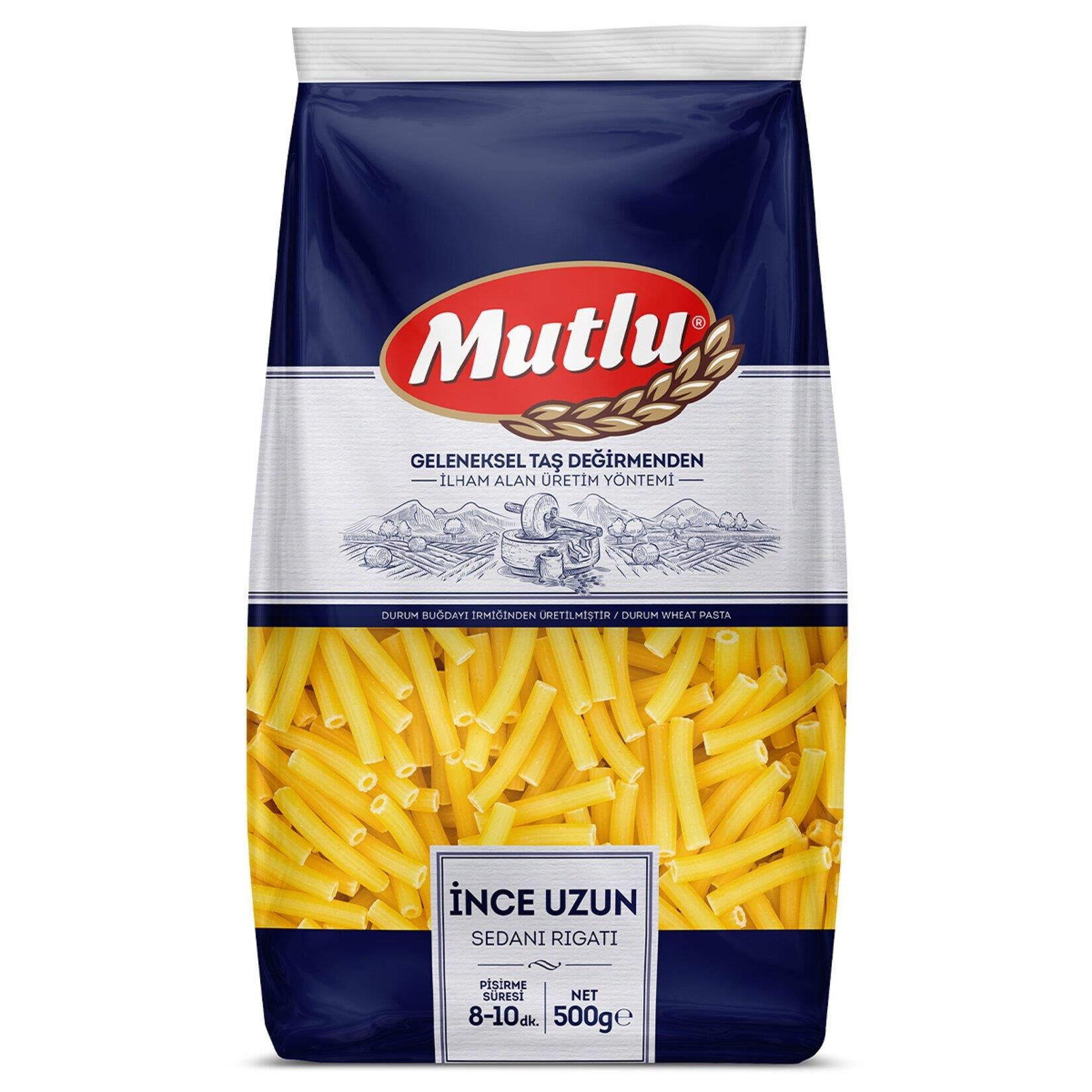 MUTLU  İNCE KESME  MAKARNA 500 GR