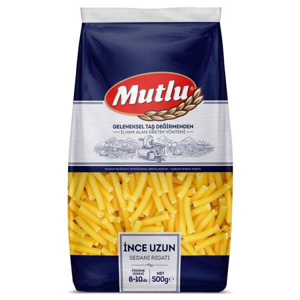 MUTLU  İNCE KESME  MAKARNA 500 GR