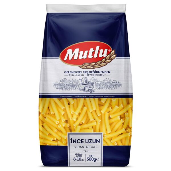 MUTLU  İNCE KESME  MAKARNA 500 GR