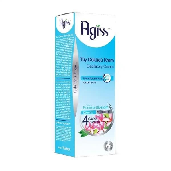 AGİSS TÜY DÖK.KREM TÜM CİLTLER 100 ML