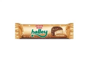 ÜLKER HALLEY SÜTLÜ ÇİKOLATALI BİSKÜVİ 66 GR