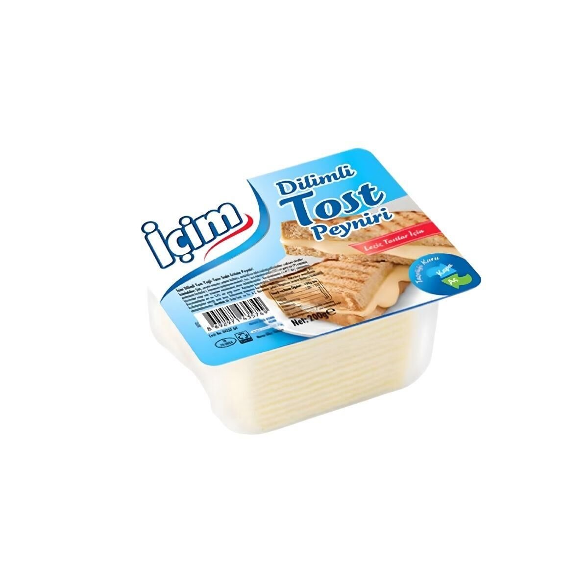 İÇİM TOST-SANDVİÇ PEYNİRİ DİLİMLİ 65G