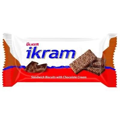 ÜLKER İKRAM SÜTLÜ ÇİKOLATALI BİSKÜVİ 84 GR