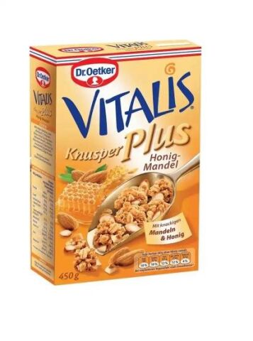 DR.OETKER VİTALİS MÜSLİ BAL BADEM 450 GR