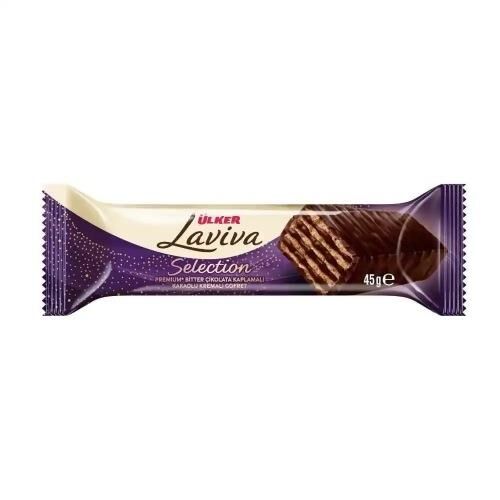 ÜLKER LAVİVA BİTTER ÇİKOLATALI GOFRET 45 GR