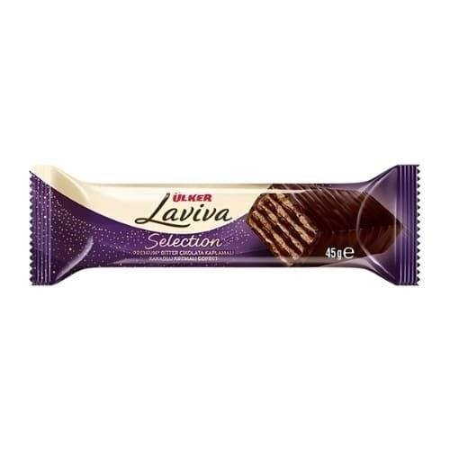 ÜLKER LAVİVA BİTTER ÇİKOLATALI GOFRET 45 GR
