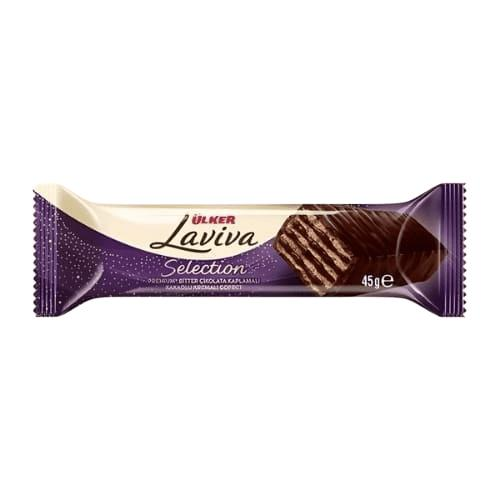 ÜLKER LAVİVA BİTTER ÇİKOLATALI GOFRET 45 GR