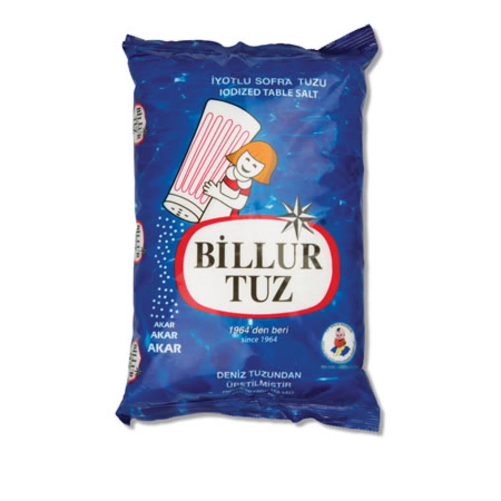 BİLLUR TUZ İYOTLU 750 GR