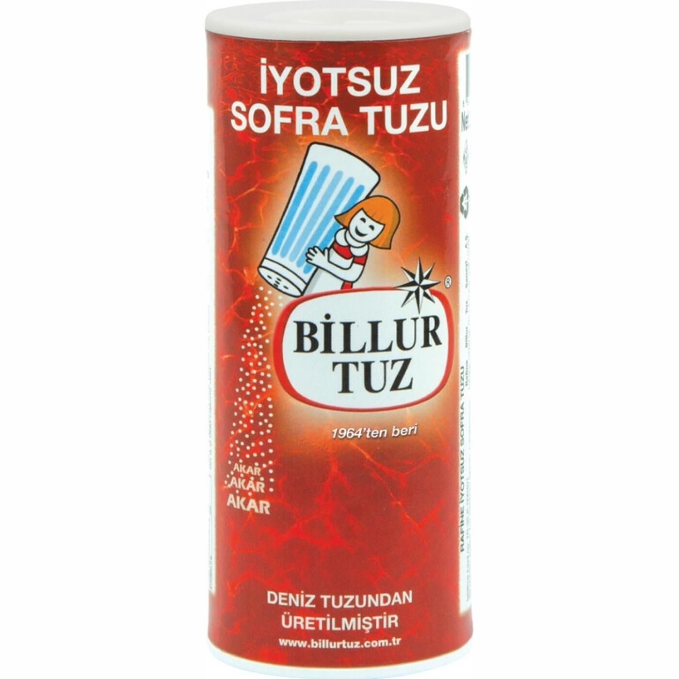 BİLLUR TUZ İYOTSUZ KARTTON 250 GR