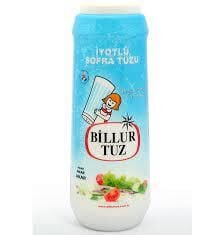 BİLLUR TUZ PLASTİK İYOTLU 500 GR