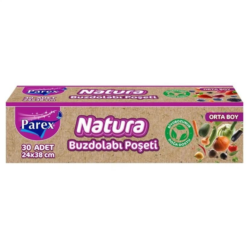 PAREX NATURA BUZD.POŞETİ ORTA 30 ADET