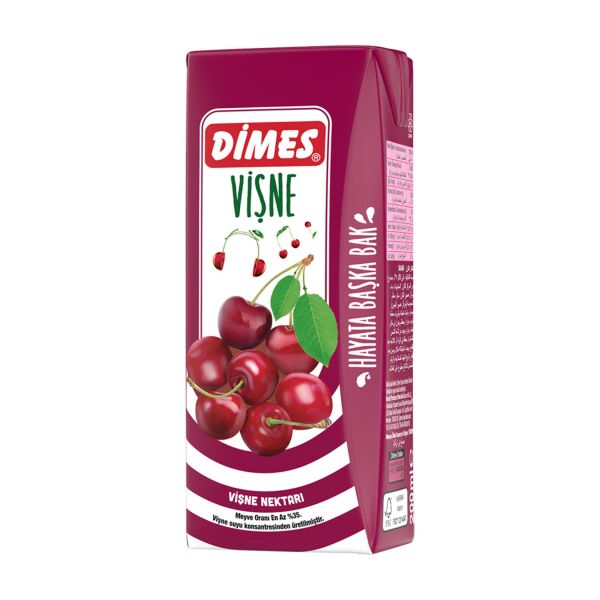 DİMES VİŞNE MEYVE SUYU 200 ML