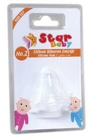 STAR BABY 257 SİLİKON BİBERON EMZİĞİ NO:2