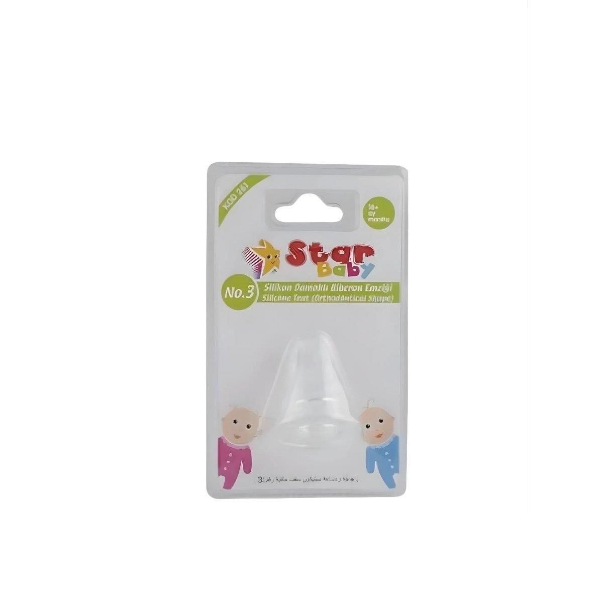 STAR BABY 261 DAMAKLI BİBERON EMZİĞİ NO:3
