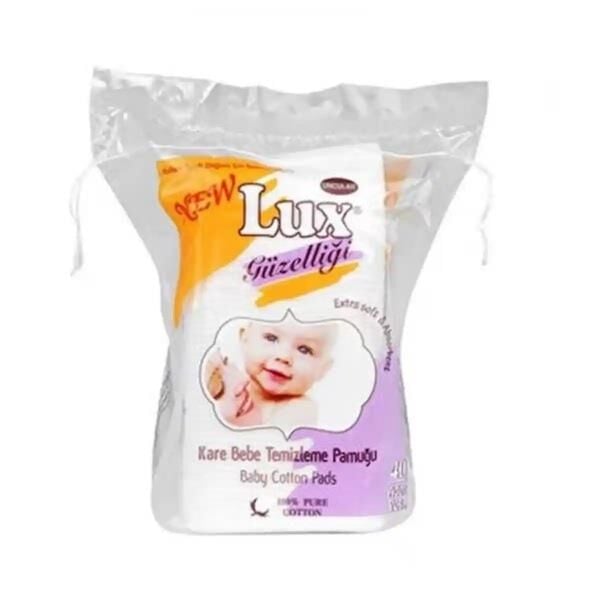 LUX DİSK KARE BEBE TEM. PAMUĞU
