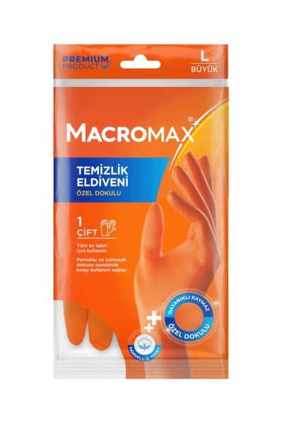 MACROMAX TEMİZLİK ELDİVENİ L BEDEN