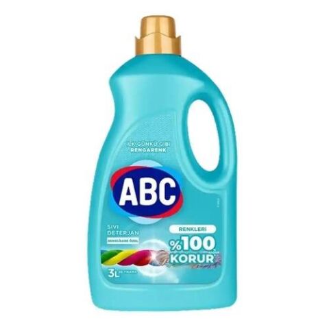 ABC SIVI ÇAMAŞIR DETERJANI RENKLİLER 3000 ML