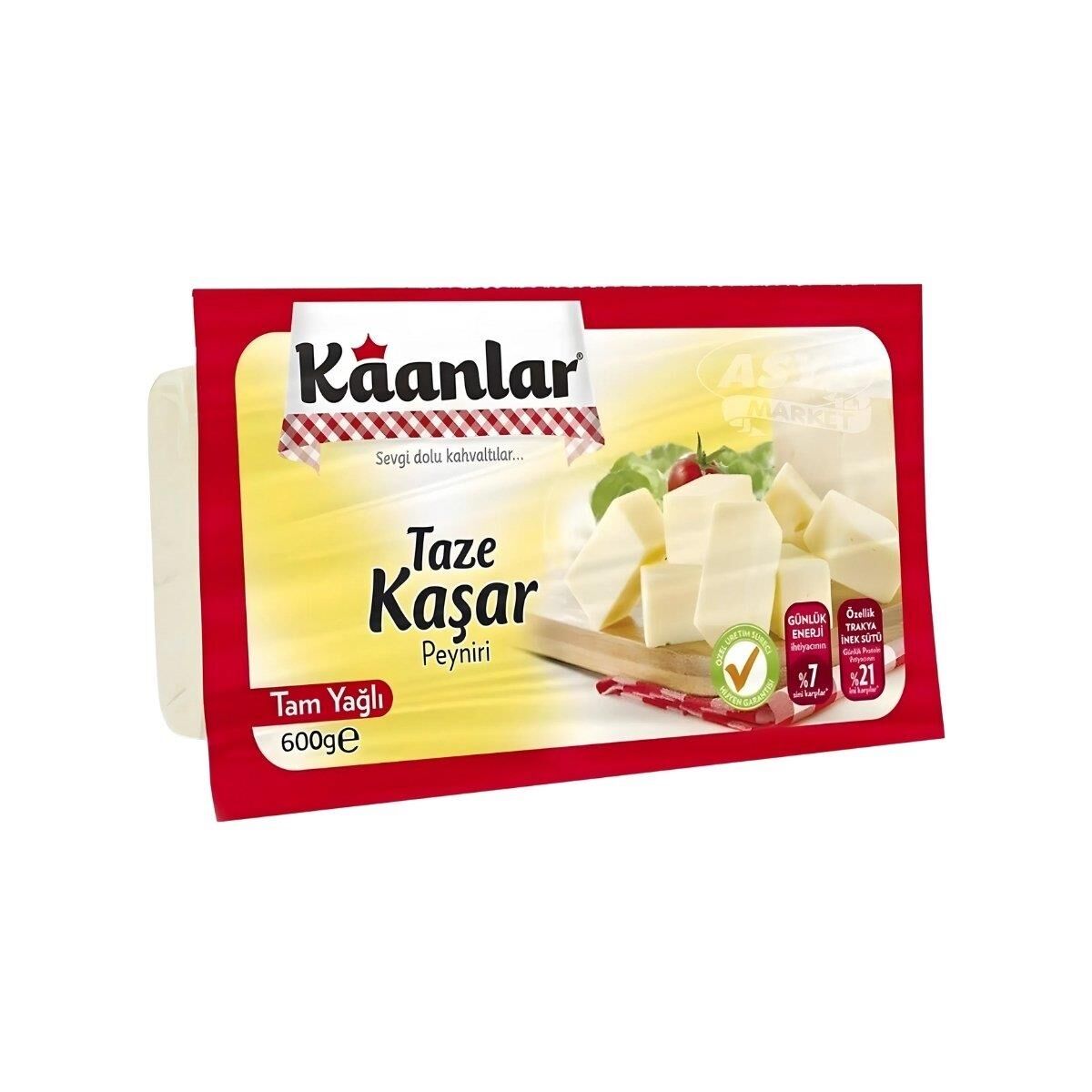 KAAN TAZE KAŞAR PEYNİRİ 600GR