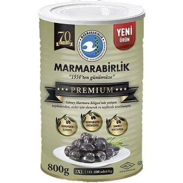 MARMARABİRLİK PREMİUM 2XL ZEYTİN 800 GR TNK