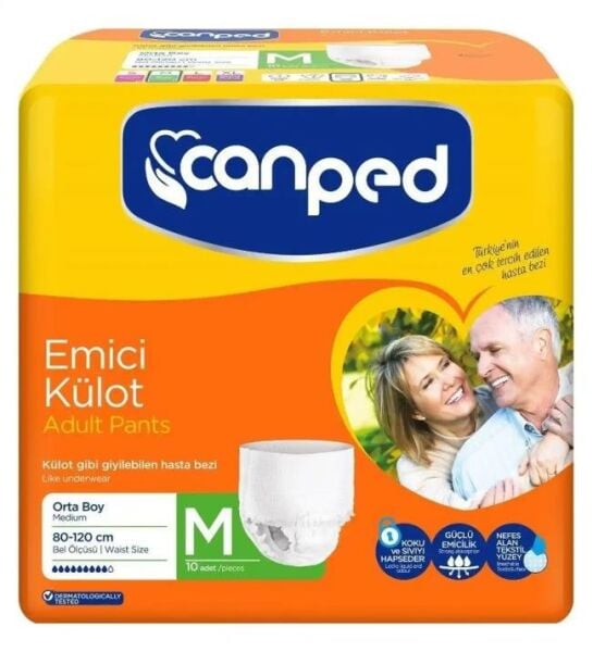 CANPED EMİCİ KÜLOT M 9 ADET