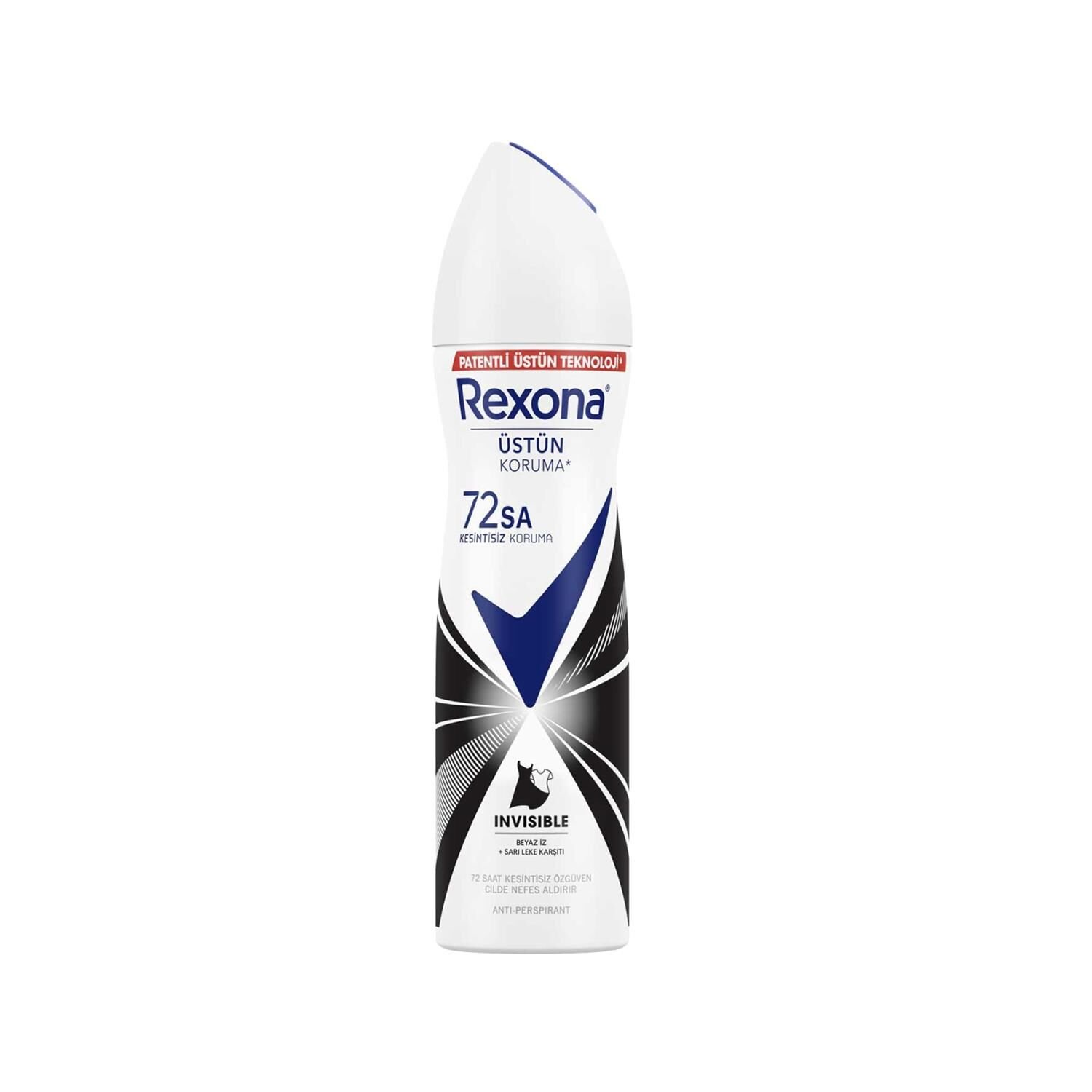 REXONA 150 ML  DEO INVISIBLE 72 SA. KORUMA