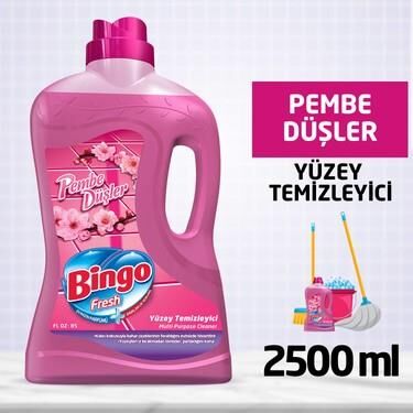 BİNGO YÜZEY TEMİZLEYİCİ PEMBE DÜŞLER 2,5 LT