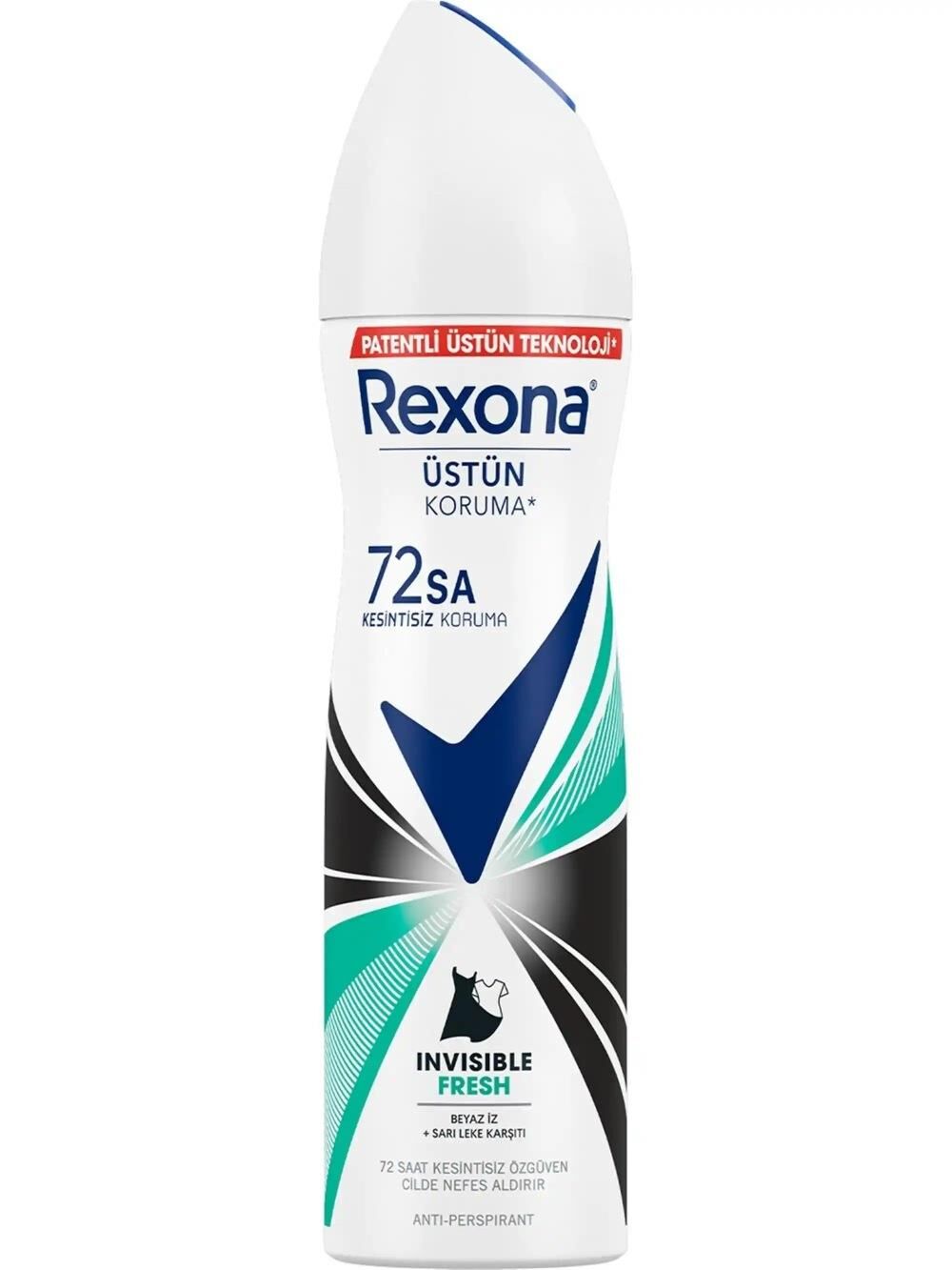 REXONA 150 ML DEO INV.FRESH 72 SA. KORUMA