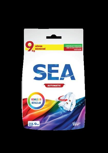 SEA PLUS TOZ DETERJAN RENKLİ BEYAZ 9 KG