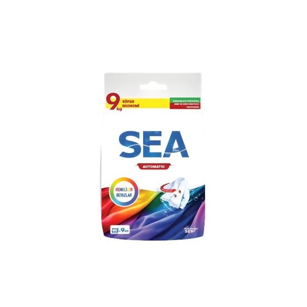SEA PLUS TOZ DETERJAN RENKLİ BEYAZ 9 KG
