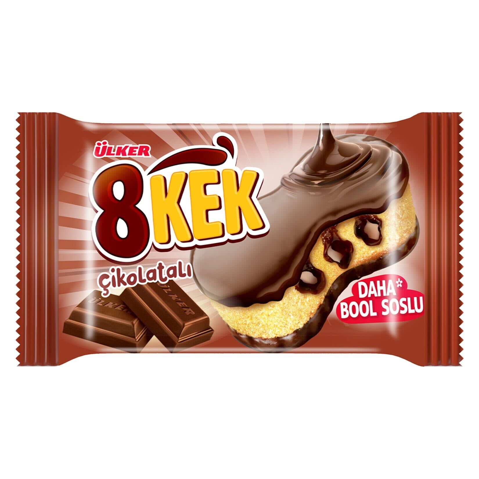 ÜLKER ÇİKOLATALI 8 KEK 55 GR