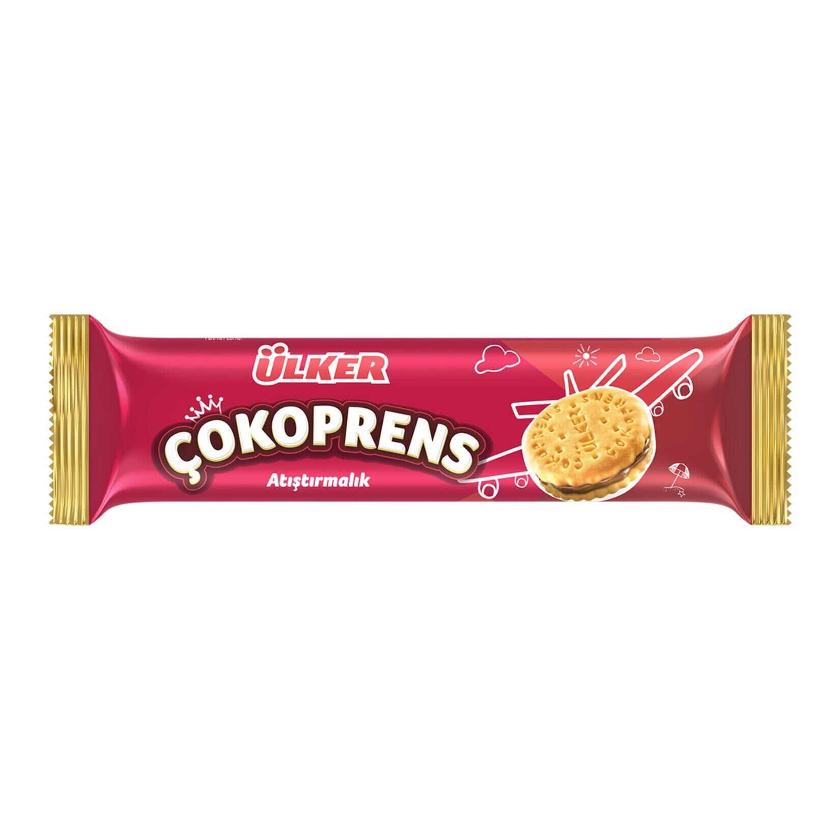 ÜLKER ÇOKOPRENS KAKAOLU FINDIK BİSKÜVİ 81 GR