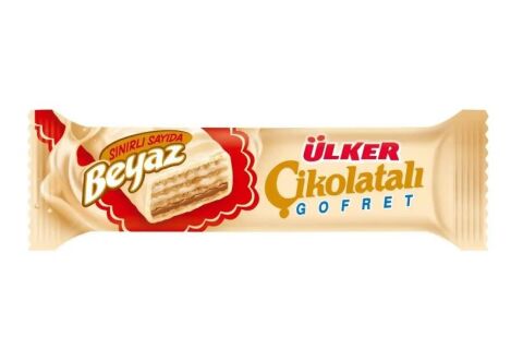 ÜLKER BEYAZ ÇİKOLATALI GOFRET 35 GR