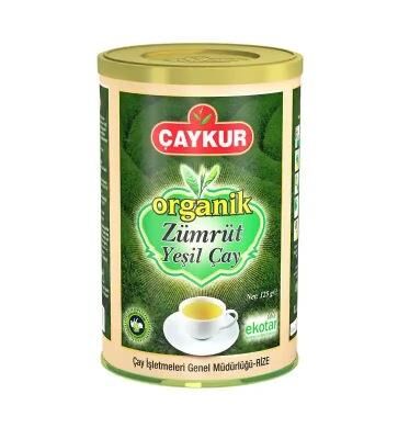 ÇAYKUR ORGANİK ZÜMRÜT YEŞİL ÇAY 125 GR