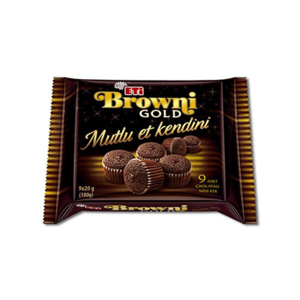ETİ BROWNI GOLD KAKAOLU MINI 180 GR