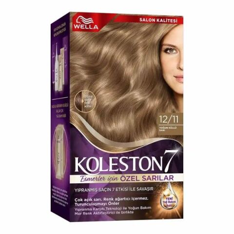 KOLESTON 12-11 YOĞUN KÜLLÜ SARI SAÇ