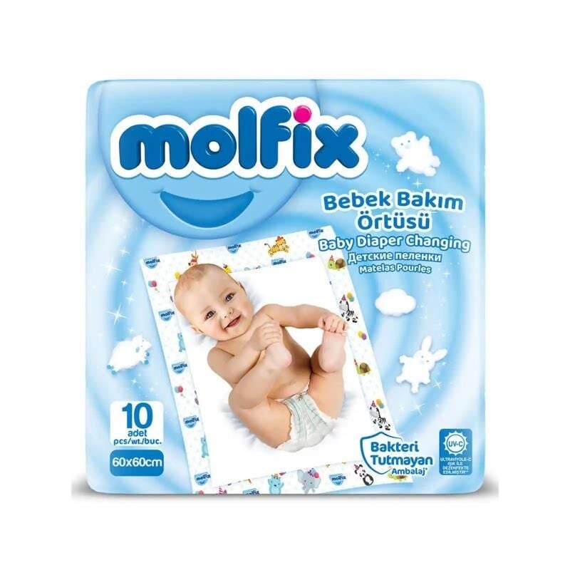 MOLFİX BEBEK BAKIM ÖRTS.60X60 CM