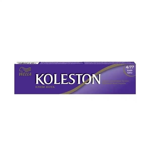KOLESTON 4-77 KADİFE KAHVE TÜP BOYA 3 LÜ