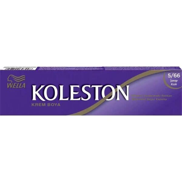 KOLESTON 5-66 ŞARAP KIZIL TÜP BOYA 3 LÜ