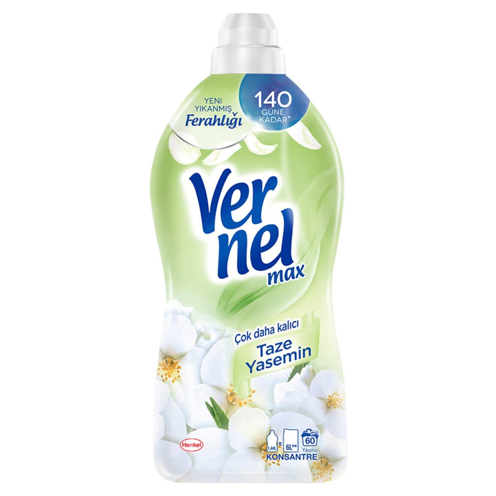 VERNEL MAX YUMUŞATICI YASEMİN&ALOEVERA 1440 ML