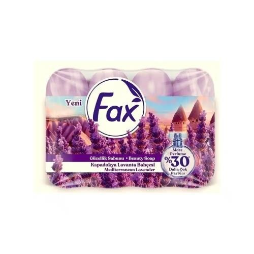 FAX GÜZELLİK SABUNU LAVANTA 4X70 GR