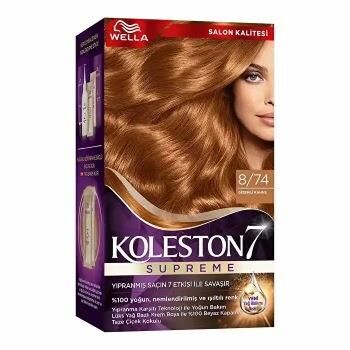 KOLESTON 8-74 GİZEMLİ KAHVE SAÇ BOYASI