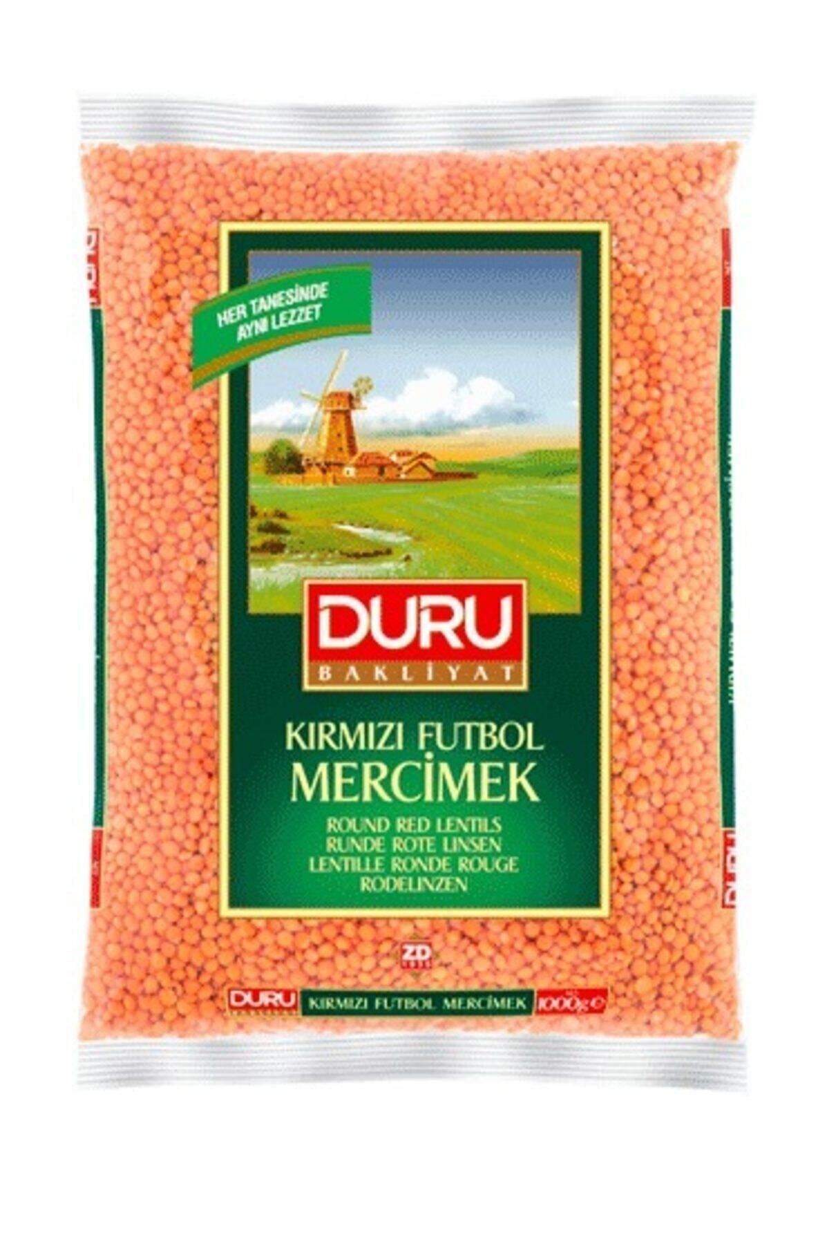 DURU KIRMIZI FUTBOL MERCİMEK 1000 GR